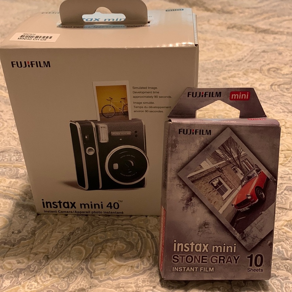 Instax mini 40 plus instax mini instant film 10 sheets new in box